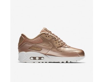 Nike Air Max 90 Premium Damen Schuhe Metallic Rot Bronze/Summit Weiß 896497-902