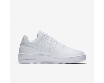 Nike Air Force 1 Flyknit Low Herren Schuhe Weiß/Weiß/Weiß 817419-101