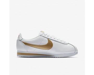 Nike Classic Cortez Damen Schuhe Weiß/Metallic Gold 807471-106