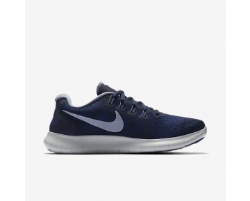 Nike Free RN 2017 Damen Laufschuhe Binary Blau/Obsidian/Gym Blau/Dunkel Sky Blau 880840-404