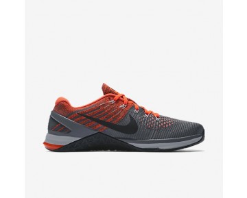 Nike Metcon DSX Flyknit Herren Trainingsschuhe Dunkelgrau/Hyper Crimson/Schwarz/Wolf grau 852930-010