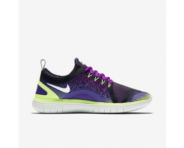 Nike Free RN Distance 2 Damen Laufschuhe Hyper Violet/Dunkel Iris/Ghost Grün/Weiß 863776-501