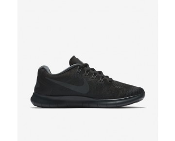 Nike Free RN 2017 Damen Laufschuhe Schwarz/Dunkelgrau/Kaltes Grau/Anthracite 880840-003