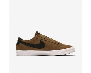 Nike SB Blazer Low Herren Skateboard Schuhe Golden Beige/Sail/Gummi hellbraun/Schwarz 864347-201