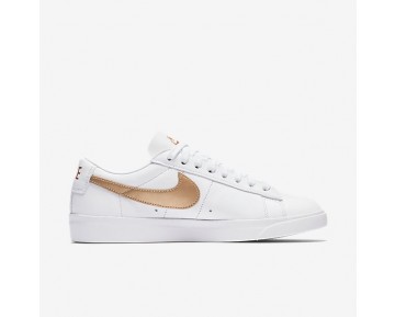Nike Blazer Low LE Damen Schuhe Weiß/Weiß/Metallic Rot Bronze AA3961-102