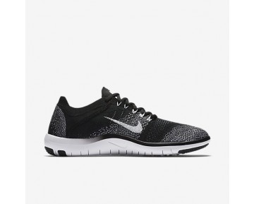 Nike Free Focus Flyknit 2 Damen Trainingsschuhe Schwarz/Weiß 880630-001
