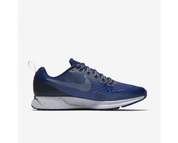 Nike Air Zoom Pegasus 34 Shield Herren Laufschuhe Binary Blau/Waffenkammer Blau/Obsidian 907327-400