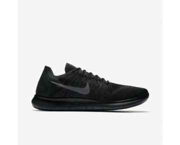 Nike Free RN Flyknit 2017 Herren Laufschuhe Schwarz/Anthracite/Anthracite 880843-010