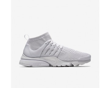 Nike Air Presto Ultra Flyknit Herren Schuhe Weiß/Weiß/Total Crimson 835570-100