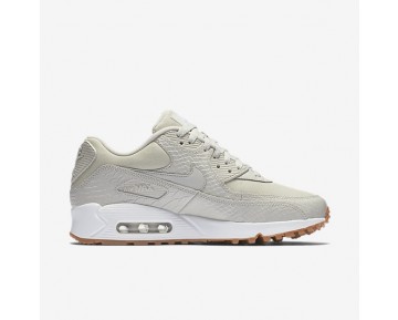 Nike Air Max 90 Premium Damen Schuhe Light Bone/Gummi gelb/Weiß/Light Bone 896497-001