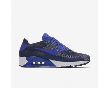 Nike Max 90 Ultra 2.0 Flyknit Herren Schuhe College Navy/Weiß/Schwarz/Paramount Blau 875943-400