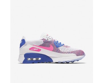 Nike Air Max 90 Ultra 2.0 Flyknit Damen Schuhe Rosa/Mittelblau/Bright Melon/Racer Rosa 881109-103