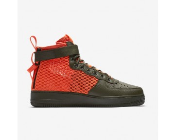 Nike SF Air Force 1 Mid QS Herren Schuhe Cargo Khaki/Cargo Khaki/Total Crimson AA7345-300