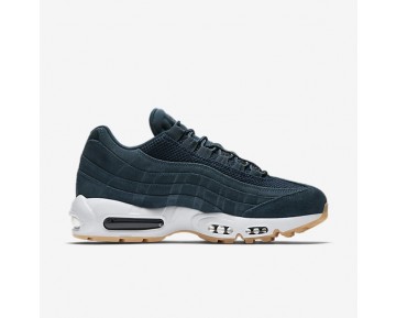 Nike Air Max 95 Premium Damen Schuhe Armoury Navy/Blau Fox/Gummi gelb 538416-402