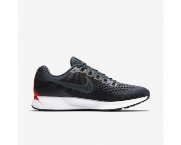 Nike Air Zoom Pegasus 34 Herren Laufschuhe Blau Fox/Bright Crimson/Weiß/Schwarz 880555-403
