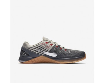 Nike Metcon DSX Flyknit Herren Trainingsschuhe Dunkelgrau/Dunkler Stuck/Blassgrau/Metallic Silber 852930-012
