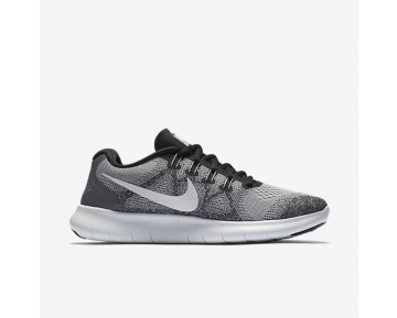 Nike Free RN 2017 Damen Laufschuhe Wolf grau/Reines Platin/Schwarz/Off-Weiß 880840-002