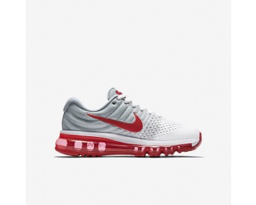 Nike Air Max 2017 Damen Laufschuhe Weiß/Wolf grau/Sport Rot 851622-101