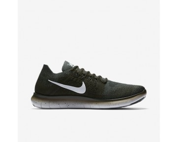 Nike Free RN Flyknit 2017 Herren Laufschuhe Vintage Grün/Sequoia/Reines Platin/Reines Platin 880843-300