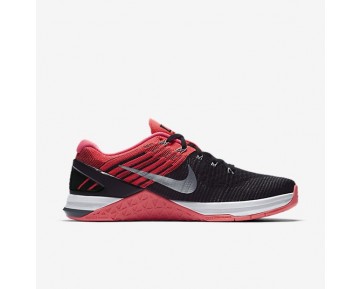 Nike Metcon Dsx Flyknit Damen Trainingsschuhe Schwarz/Rosa/Weiß/Kaltes Grau 849809-009