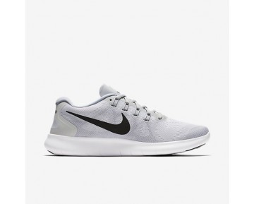 Nike Free RN 2017 Herren Laufschuhe Weiß/Reines Platin/Schwarz 880839-101