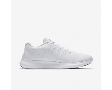 Nike Free RN 2017 Herren Laufschuhe Weiß/Schwarz/Reines Platin/Weiß 880839-100