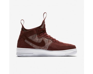 Nike Air Force 1 Ultraforce Mid Premium Herren Schuhe Dunkel Team Rot/Dunkel Team Rot-Weiß 921126-600