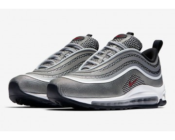 Nike Damen Air Max 97 Ultra '17 'Silber Bullet' Silber/Schwarz/Rot 917704-002