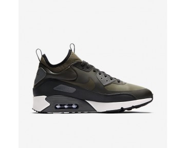 Nike Air Max 90 Ultra Mid Winter Herren Schuhe Sequoia/Schwarz/Dunkelgrau/Medium Olive 924458-300