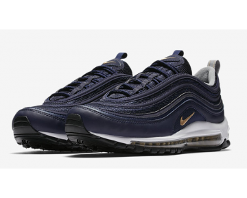 Nike Herren Air Max 97 Midnight Navy/Metallic Gold/Weiß 921826-400