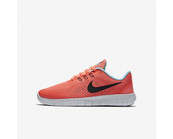 Nike Free RN Damen Laufschuhe Lava Glow/Schwarz/Still Blau/Metallic Silber 833993-601