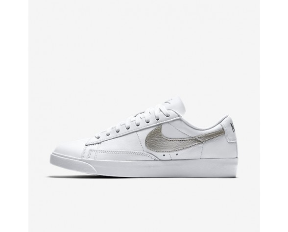 Nike Blazer Low LE Damen Schuhe Weiß/Weiß/Metallic Silber AA3961-101