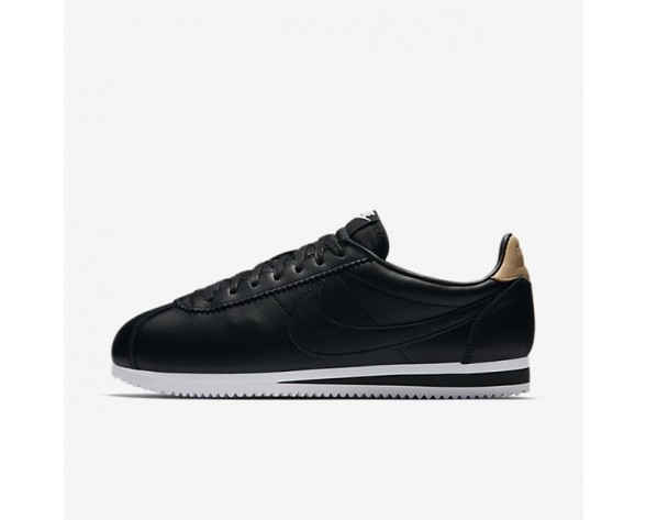 Nike Classic Cortez Leather SE Herren Schuhe Schwarz/Weiß/Vachetta Tan/Schwarz 861535-004