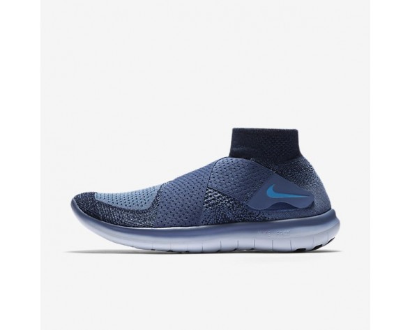 Nike Free RN Motion Flyknit 2017 Herren Laufschuhe Ocean Fog/Blau Tint/Chlorine Blau 880845-400