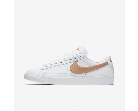 Nike Blazer Low LE Damen Schuhe Weiß/Weiß/Metallic Rot Bronze AA3961-102