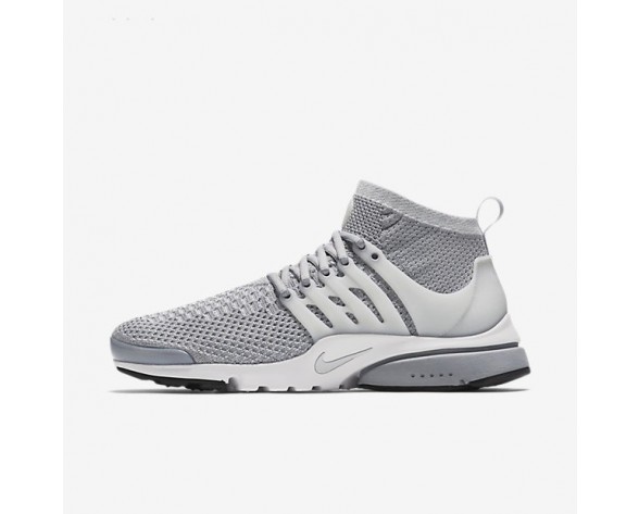Nike Air Presto Ultra Flyknit Herren Schuhe Wolf grau/Weiß/Schwarz/Reines Platin 835570-002