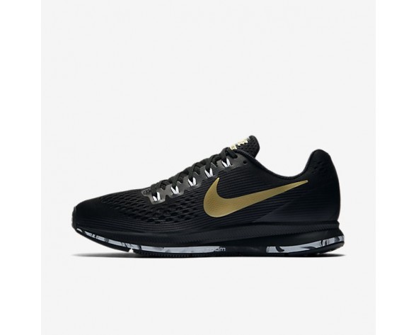Nike Air Zoom Pegasus 34 Herren Laufschuhe Schwarz/Anthracite/Weiß/Metallic Gold 880555-017