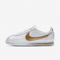 Nike Classic Cortez Damen Schuhe Weiß/Metallic Gold 807471-106
