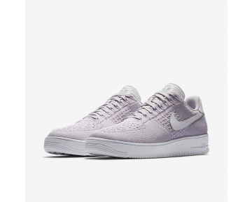 Nike Air Force 1 Flyknit Low Herren Schuhe Light Violet/Weiß/Light Violet 817419-500