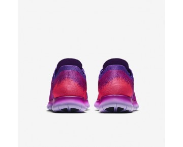 Nike Free RN Flyknit 2017 Damen Laufschuhe Fire Rosa/Hyper Grape/Racer Rosa/Schwarz 880844-600