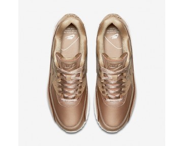 Nike Air Max 90 Premium Damen Schuhe Metallic Rot Bronze/Summit Weiß 896497-902