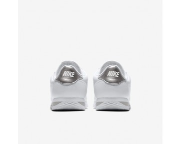 Nike Cortez Basic Jewel Herren Schuhe Weiß/Metallic Silber 833238-101