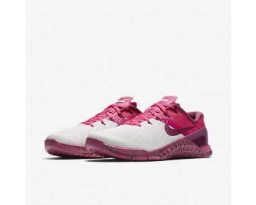Nike Metcon 3 Damen Trainingsschuhe Reines Platin/Rosa mortal/Tea Berry 849807-005